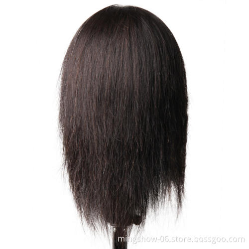 top quality famela african american training mannequin head with indian human hair